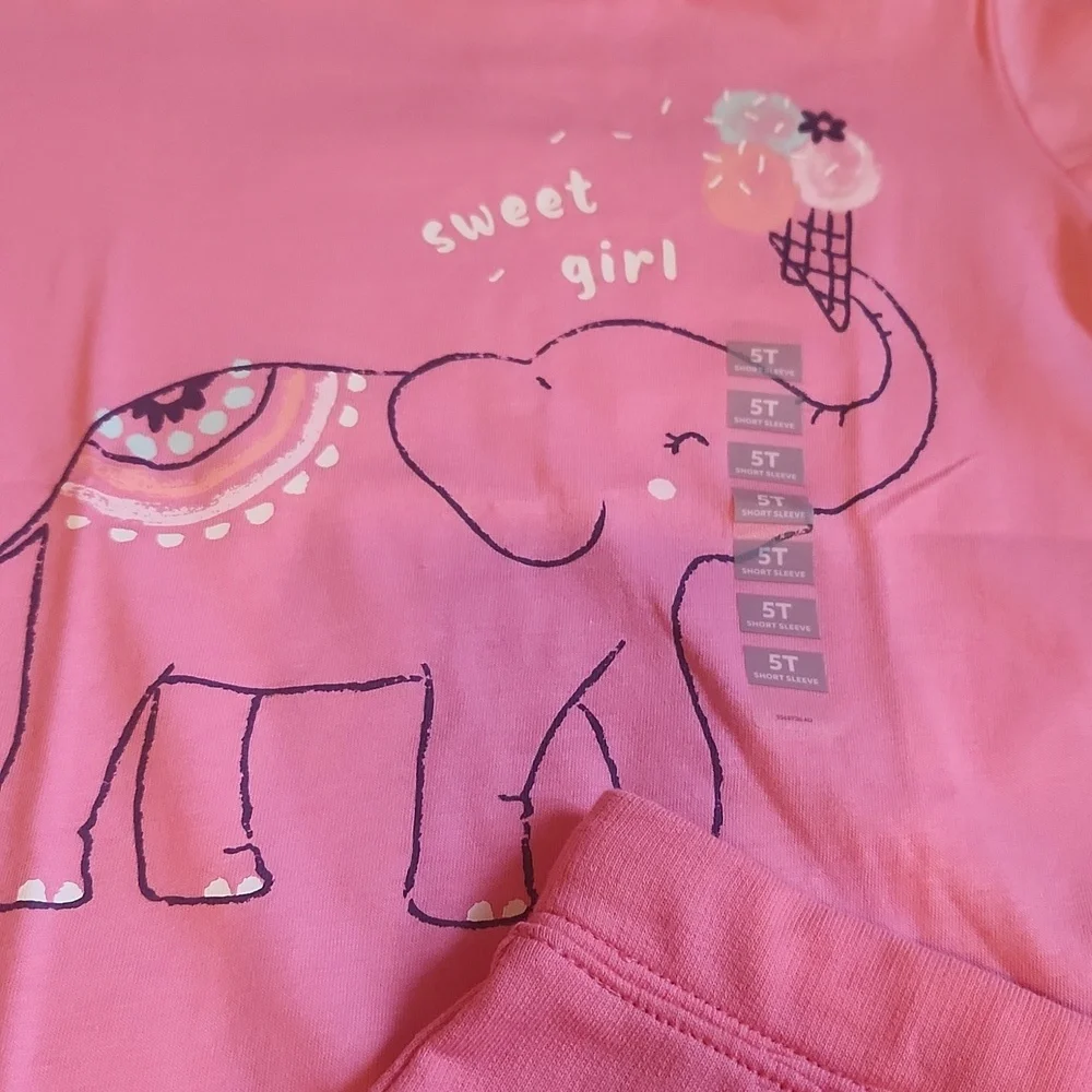 NWT Carter's T Shirt/shorts- 5T/5